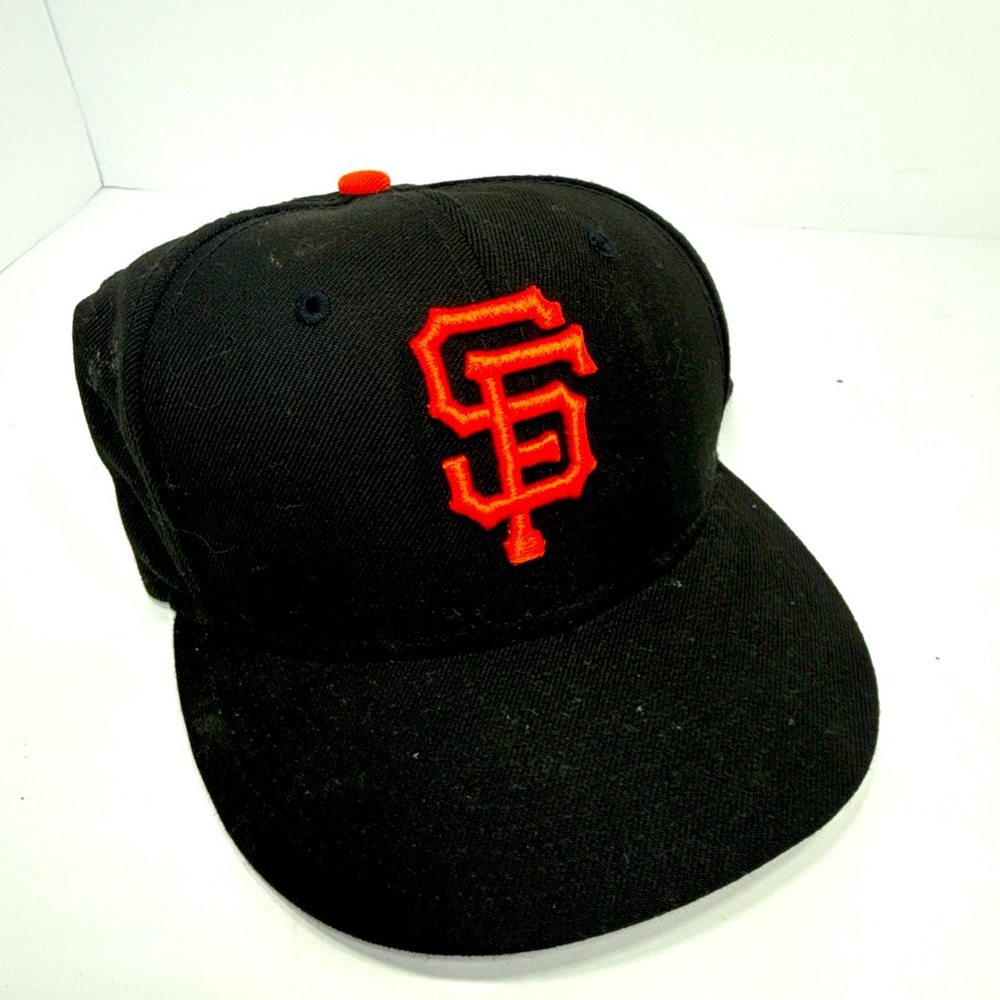 San Francisco Giants Hat 2002 World Series Patch 59Fifty Fitted Sz7 1/4100% Wool